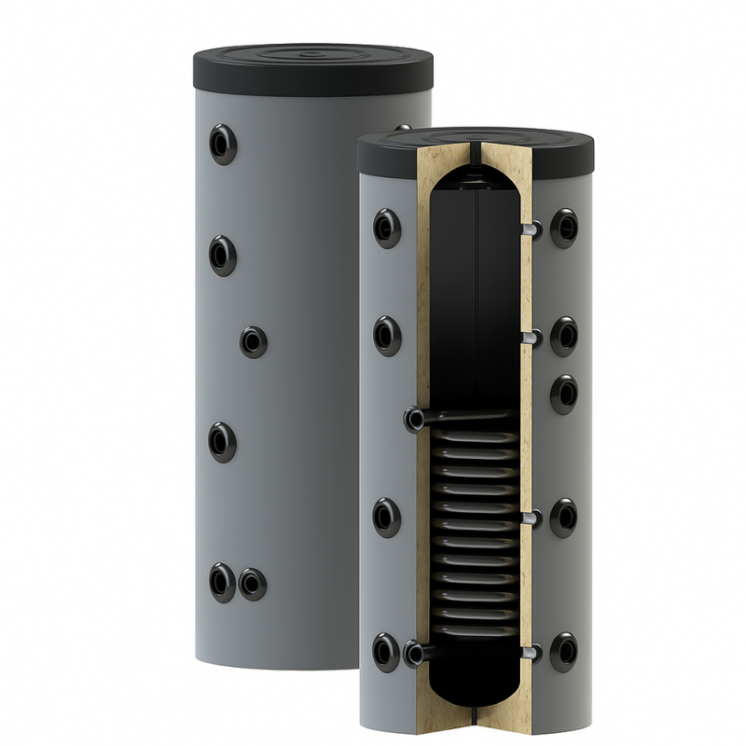 Ballon tampon 200L avec  1 serpentin