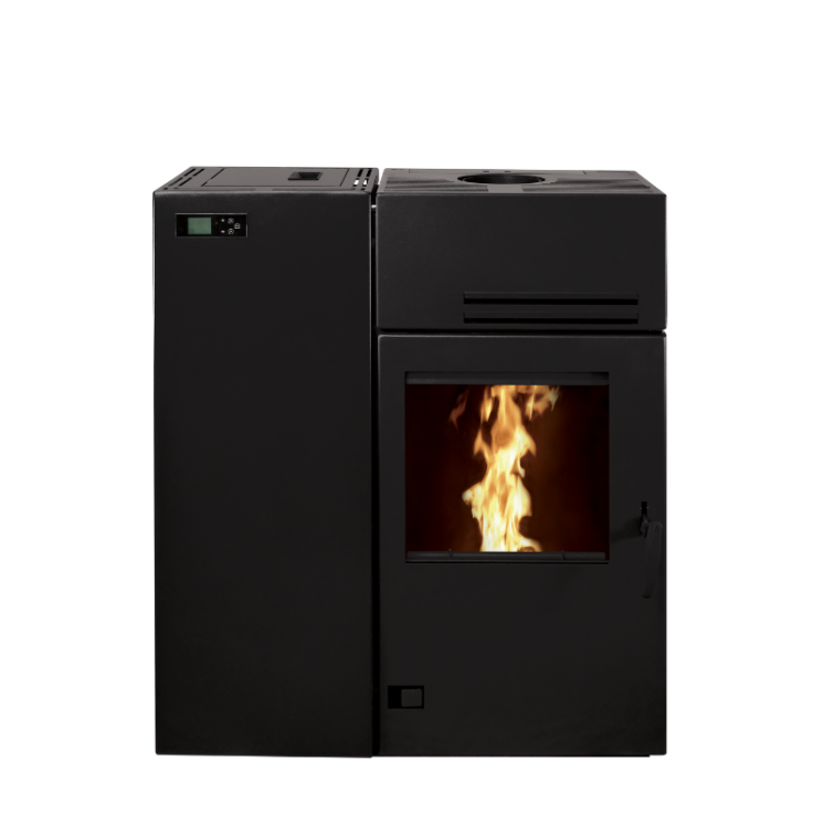 Poêle mixte bois et granulés hybride - BRONPI