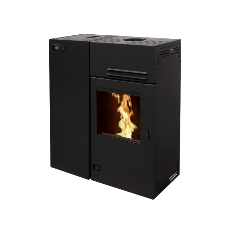 Poêle mixte bois et granulés hybride - BRONPI