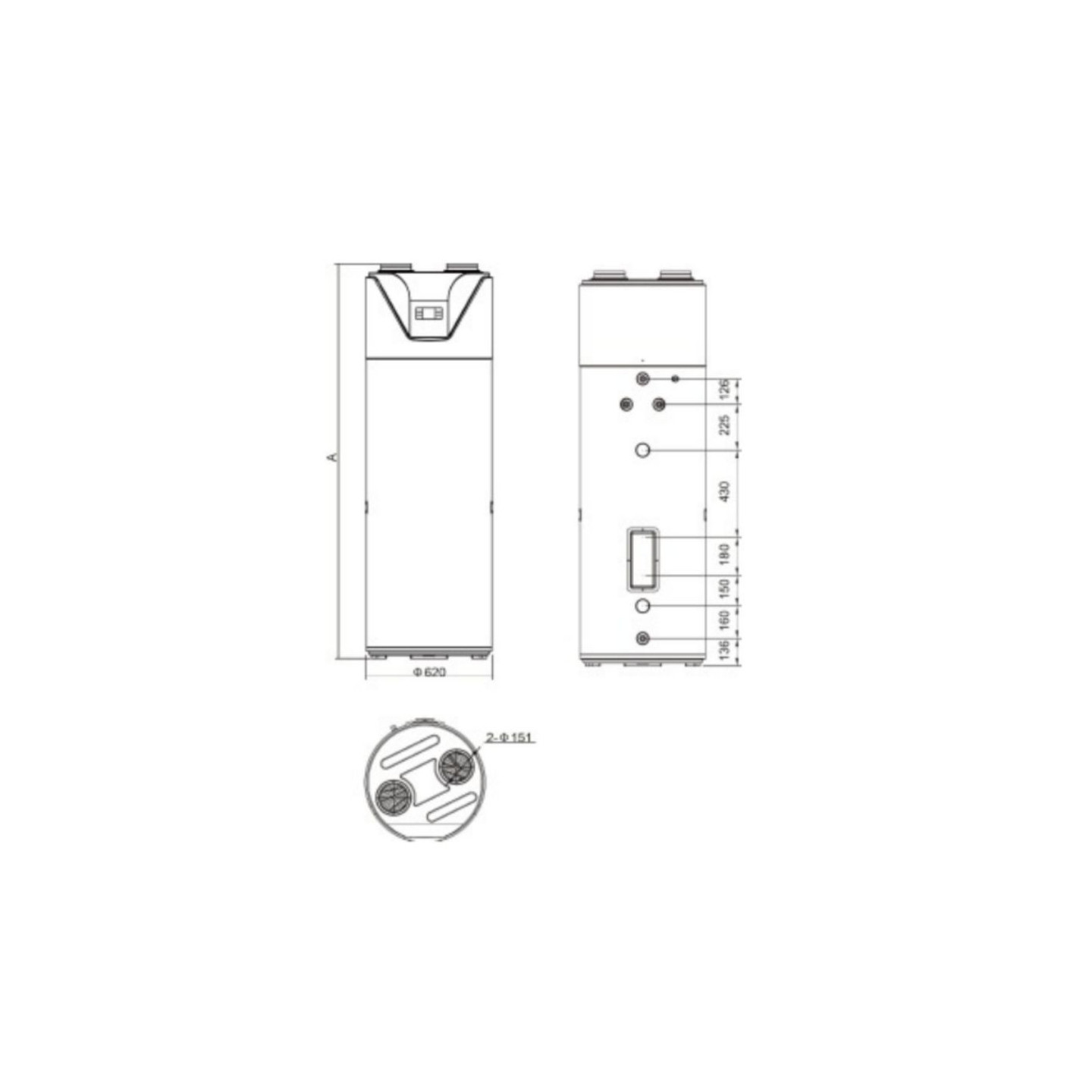 Chauffe-eau thermodynamique 300L – Grand volume connecté