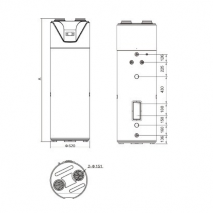 Chauffe-eau thermodynamique 250L – ECS économique