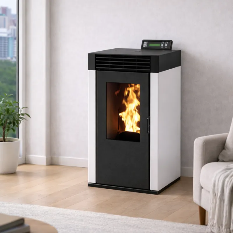 Poêle à pellet étanche 8 kW MARINA | Rendement 93,8% EMAFLAM