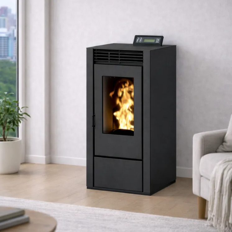Poêle à pellet 11 kW étanche MARINA | Économique & autonomie 35h