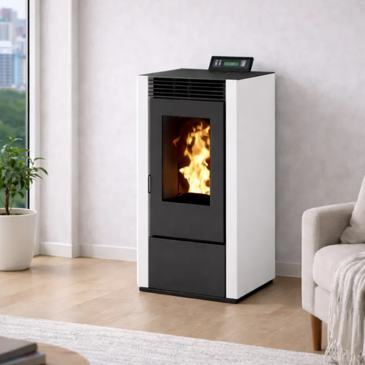 Poêle à pellet 11 kW étanche MARINA | Économique & autonomie 35h