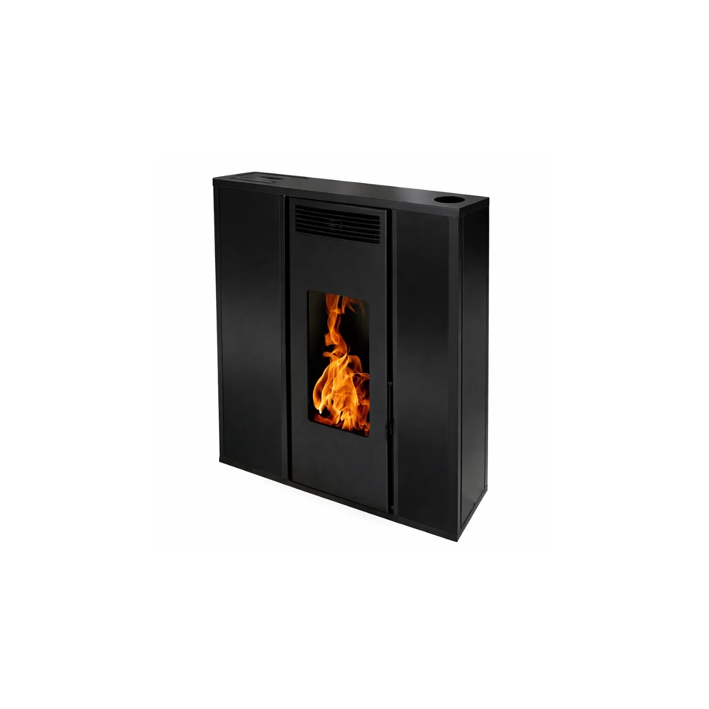 Poêle à granulés TESSA 10 noir vue produit isolé