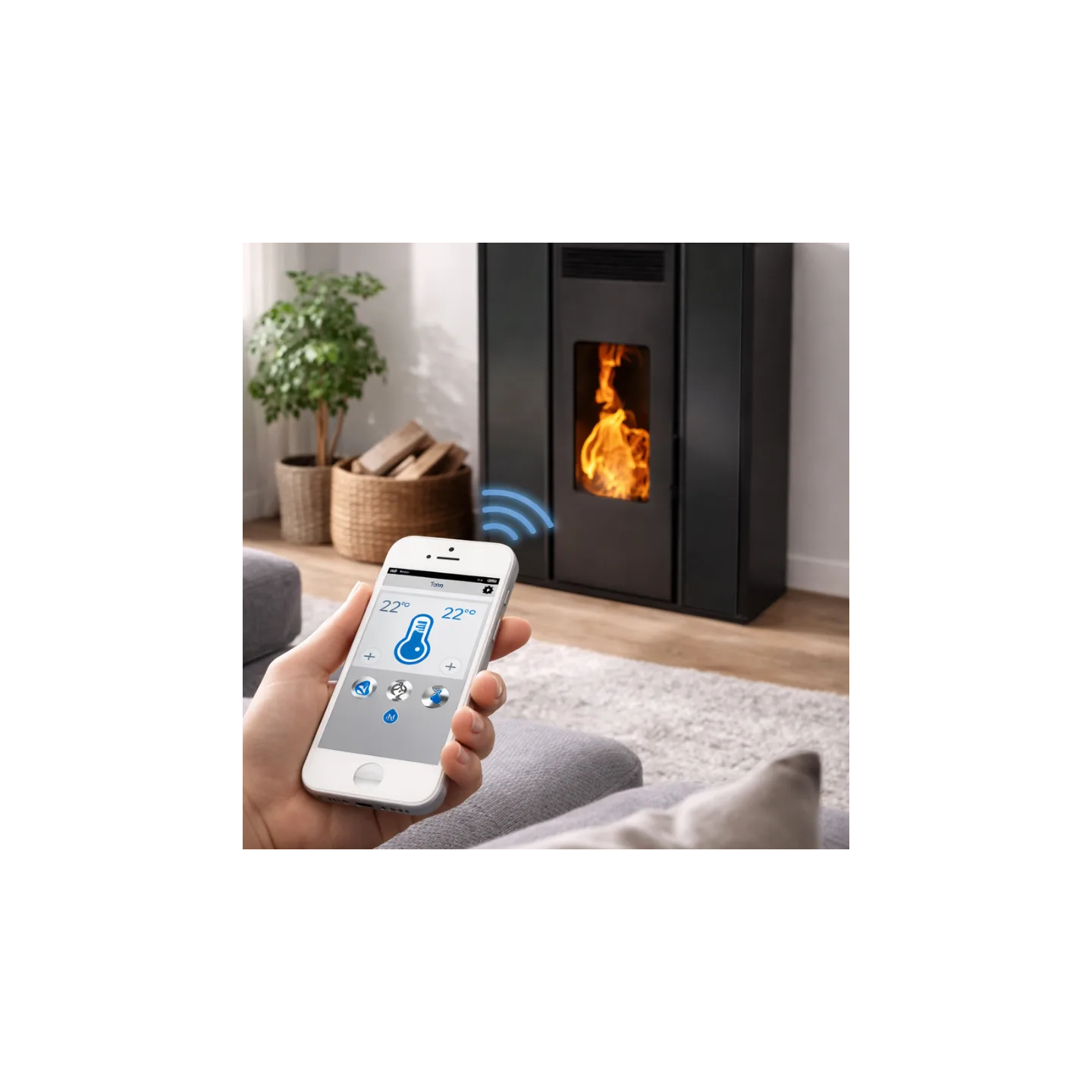 Module Wi-Fi pour poêle à granulés – Contrôle à distance