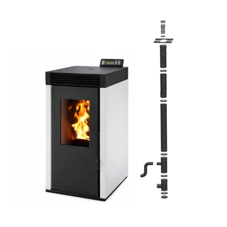 Pack poêle à pellet étanche 8 kW MARINA + kit conduit Ø80/125 |
