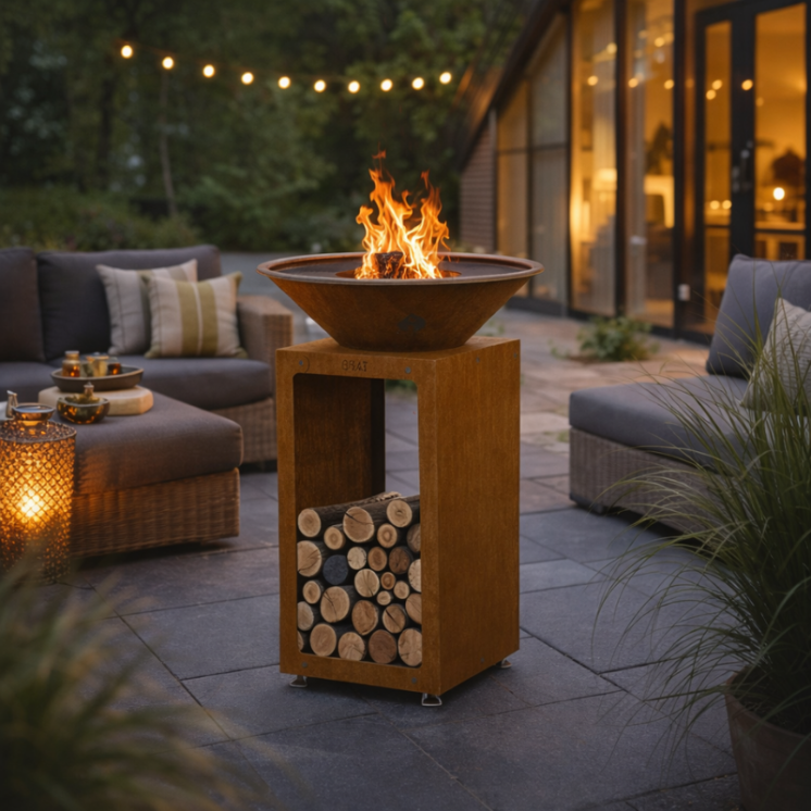 Brasero plancha B.B.O 58 Oyat – Compact & feu de bois
