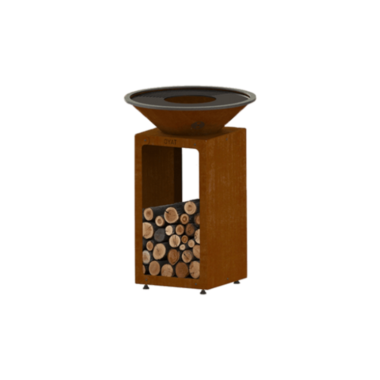 Brasero plancha B.B.O 58 Oyat – Compact & feu de bois