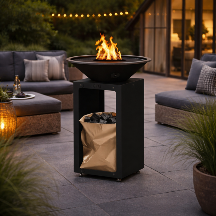 Brasero plancha B.B.O 58 Oyat – Compact & feu de bois