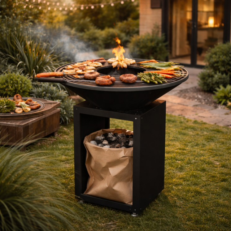Brasero plancha B.B.O 68 Oyat – Barbecue feu de bois