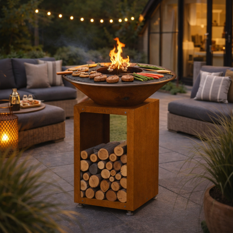 Brasero plancha B.B.O 68 Oyat – Barbecue feu de bois