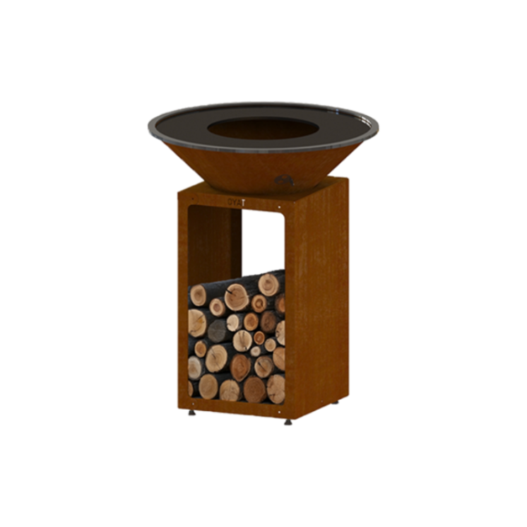 Brasero plancha B.B.O 78 Oyat – Grande cuisson feu de bois