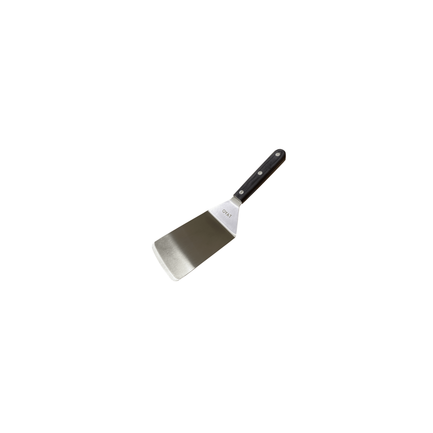 Spatule coudée OYAT inox – précision pour cuisson brasero