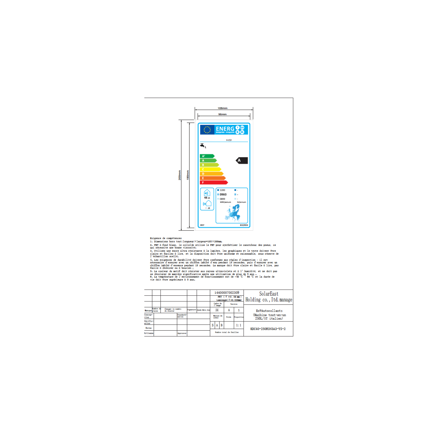 Chauffe-eau thermodynamique 250L – ECS économique