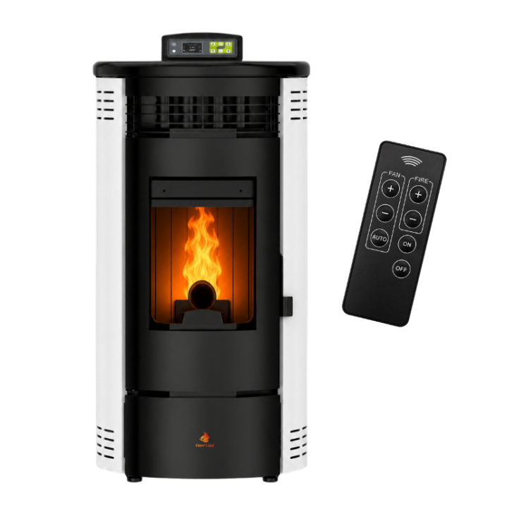 Poêle à granulés étanche FLORA 9 kW avec télécommande