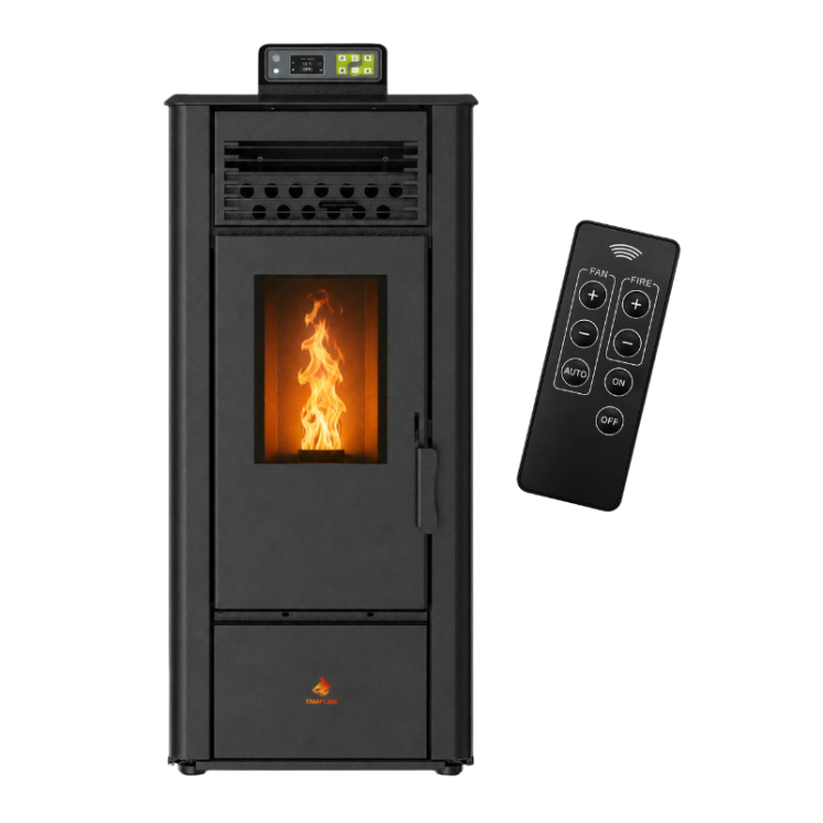 Poêle à granulés FLORA 14 kW Télécommande | EMAFLAM