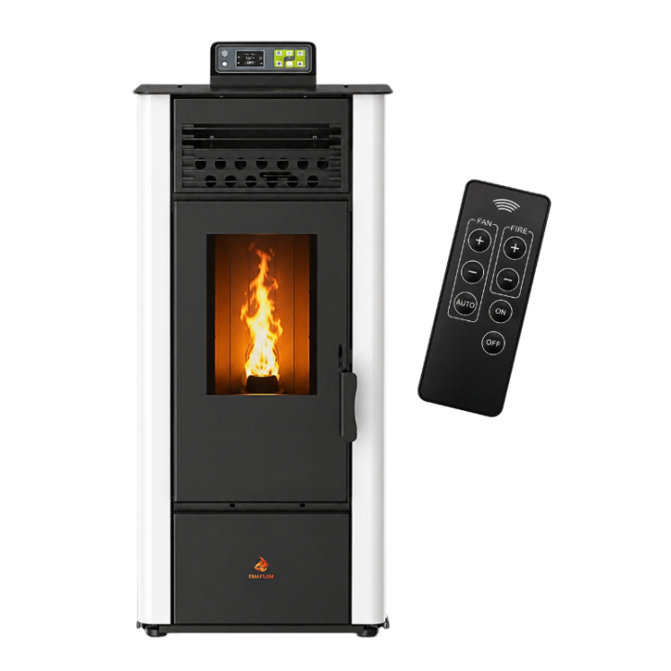 Poêle à granulés FLORA 14 kW Télécommande | EMAFLAM
