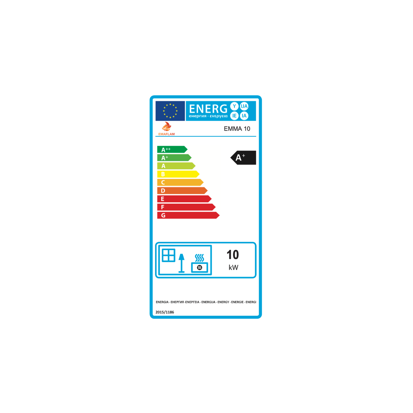 Pack poêle à granulés étanche EMMA 10 kW avec kit ventouse