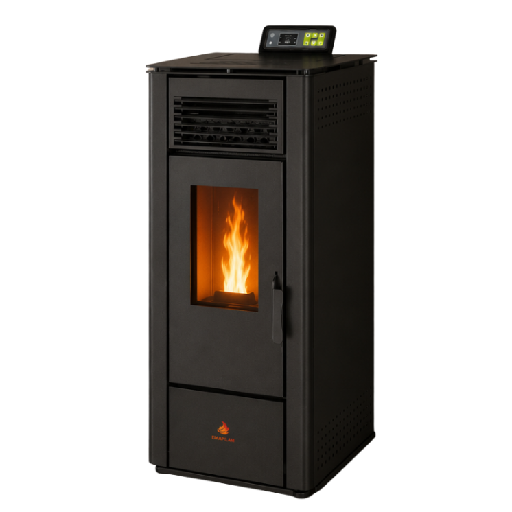 Pack poêle à granulés étanche EMMA 10 kW avec kit ventouse