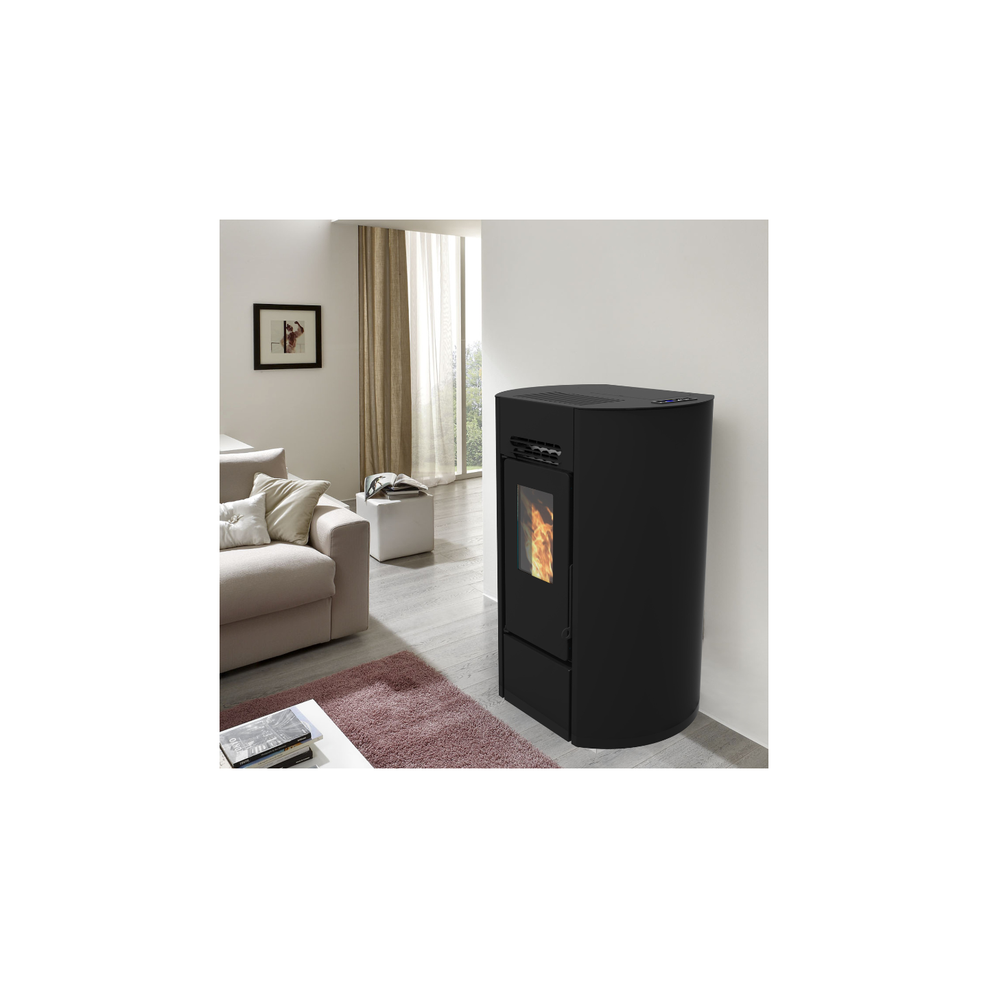 Poêle à granules étanche - LVZ LEANDRO 9 UP