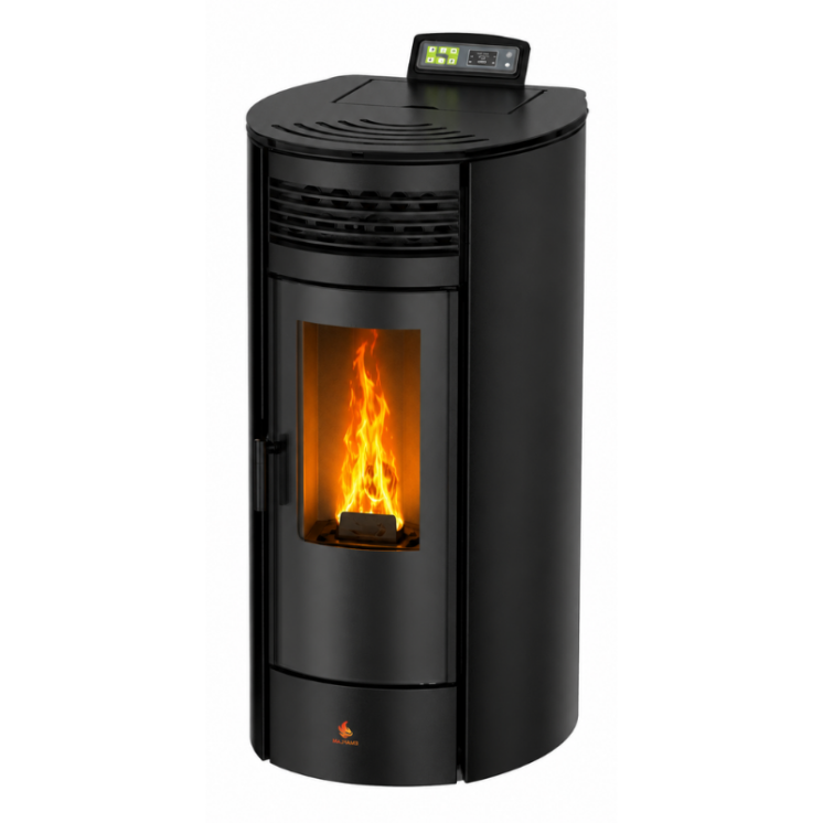 Pack poêle à granulés étanche FLORA 14 kW avec kit ventouse