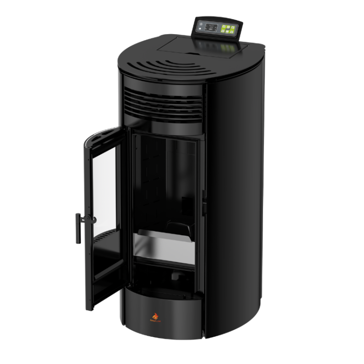 Pack poêle à granulés étanche FLORA 14 kW avec kit ventouse