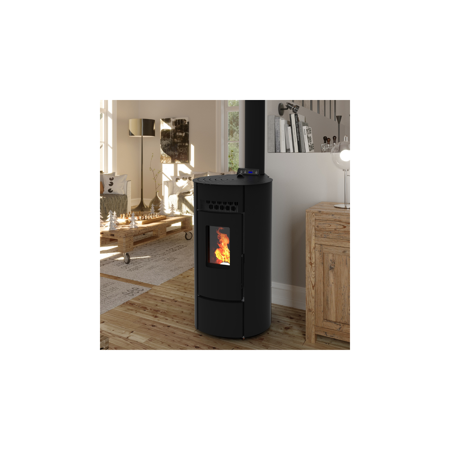 copy of Poêle à granules étanche - LVZ LEANDRO 9 UP