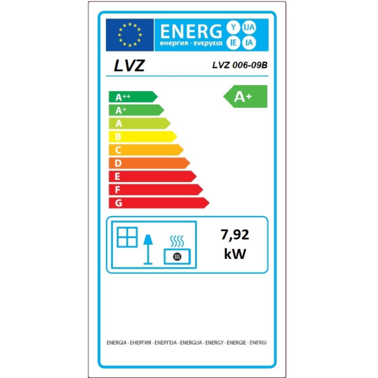 copy of Poêle à granules étanche - LVZ LEANDRO 9 UP