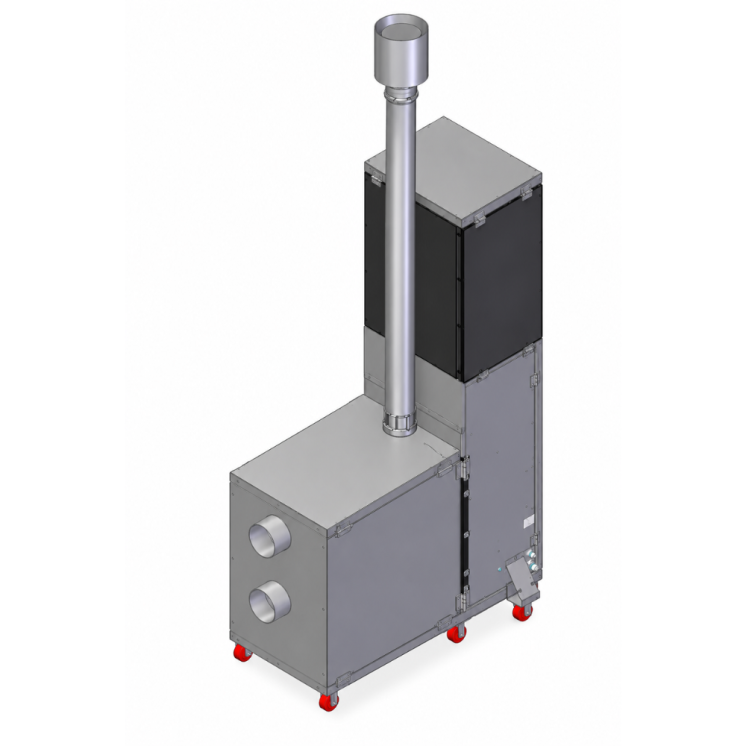 Extension réservoir 50 kg Turbopellet Air | CS THERMOS