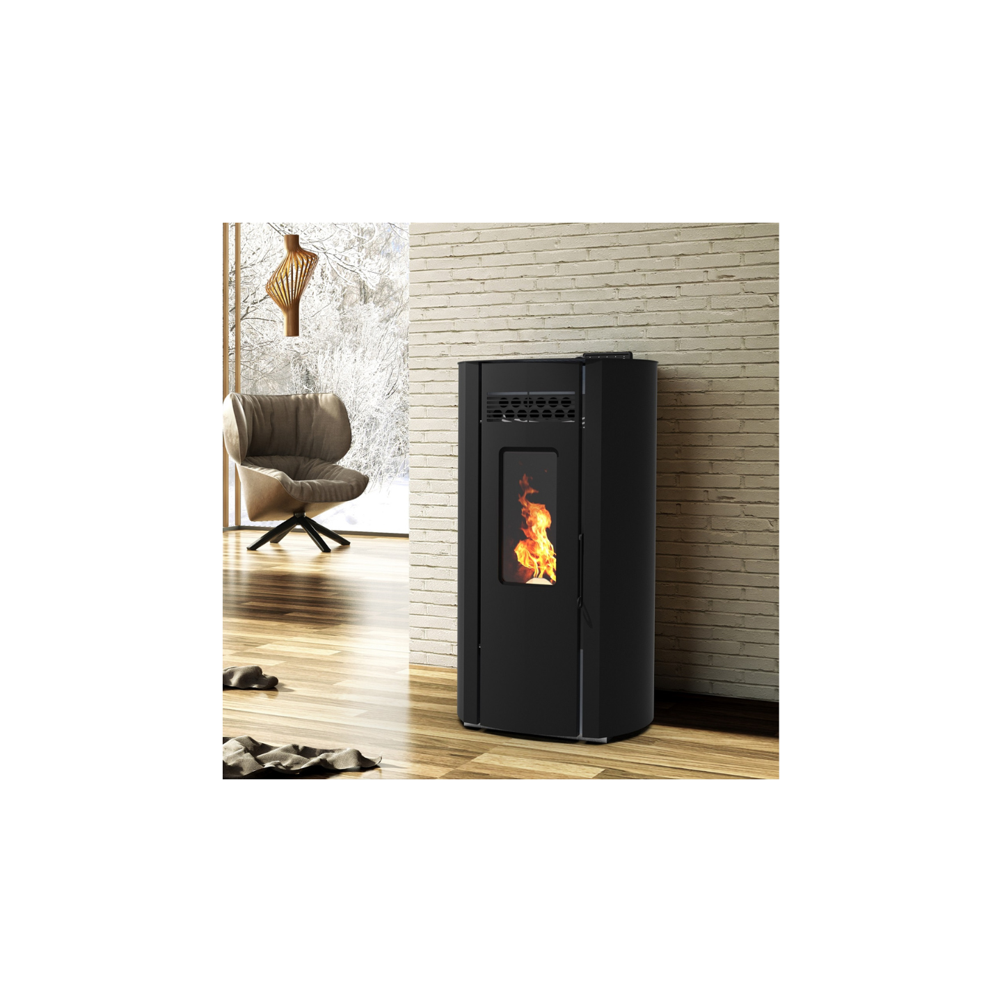 copy of Poêle à granules étanche - LVZ LEANDRO 9 UP