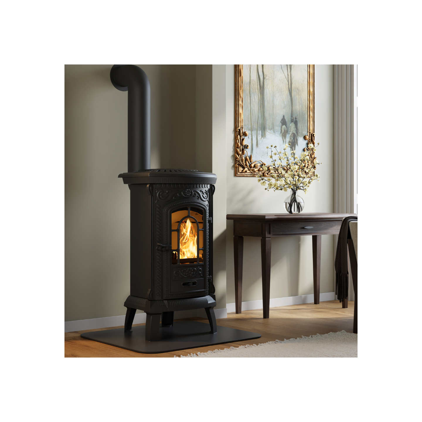 Poêle à bois BERG 7,5 kW A+ - NORDFLAM