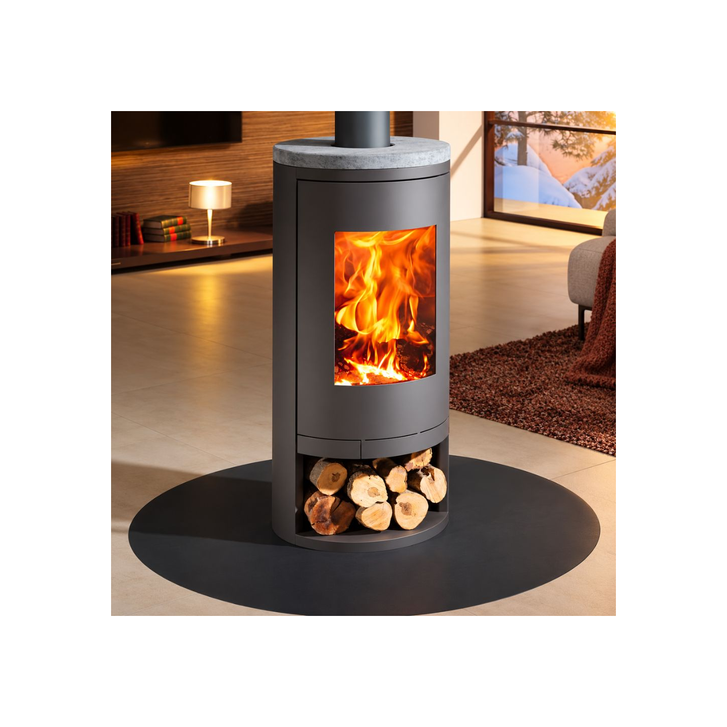 Poêle à bois SYDNEY 7,4 kW - PANADERO