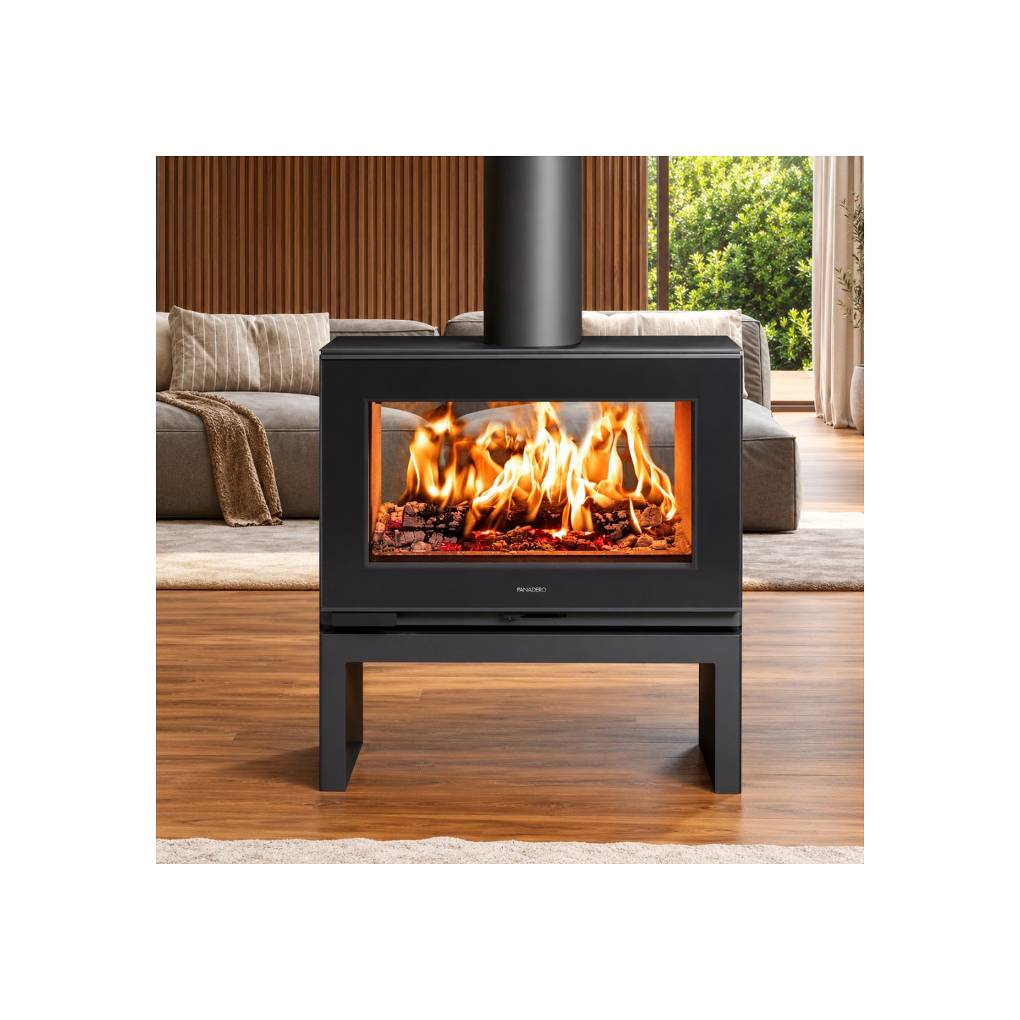 Poêle à bois LUNA 9,7 kW - PANADERO