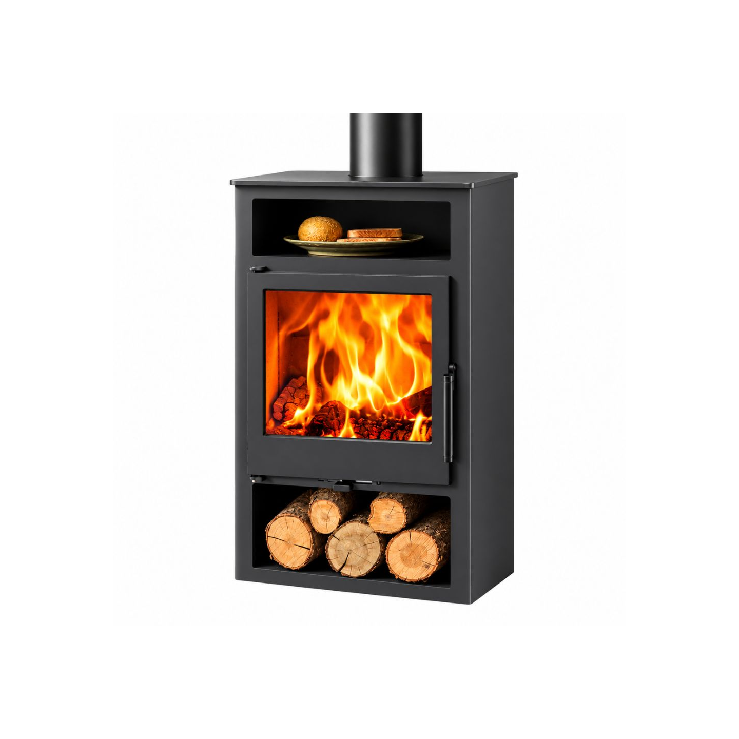 Poêle à bois avec four SWAN 5,9 kW - PANADERO