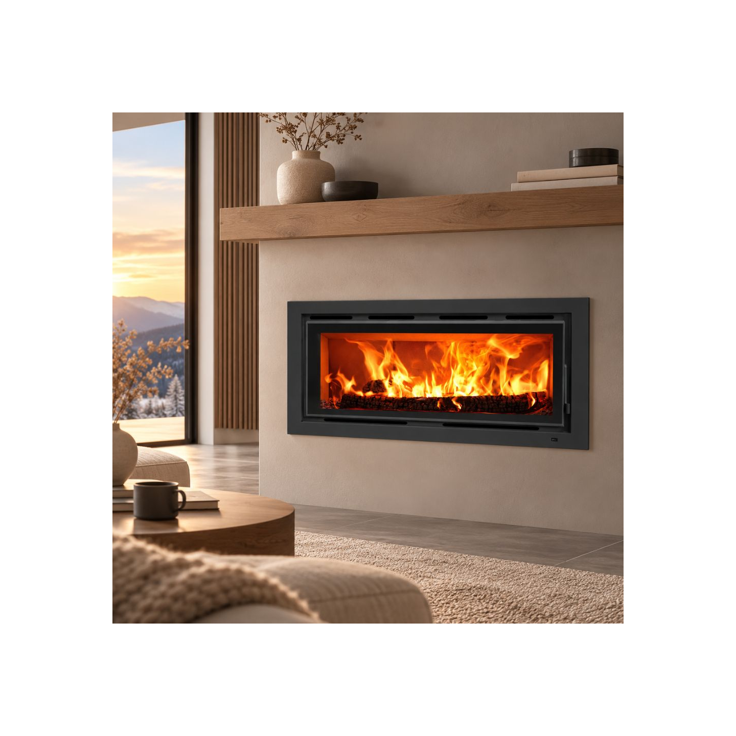 Insert à bois canalisable C-101-S 8 kW - PANADERO