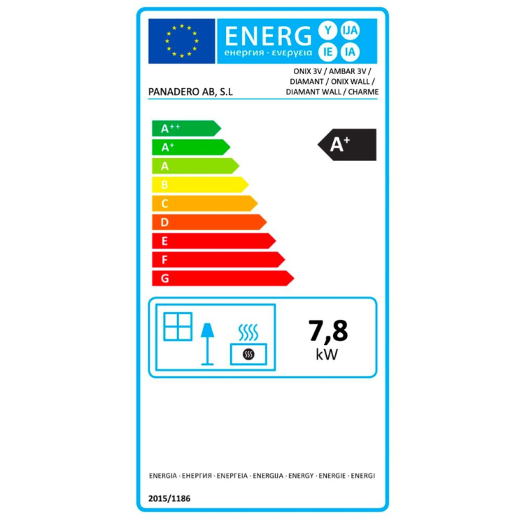 Poêle à bois DIAMANT 7,8 kW - PANADERO