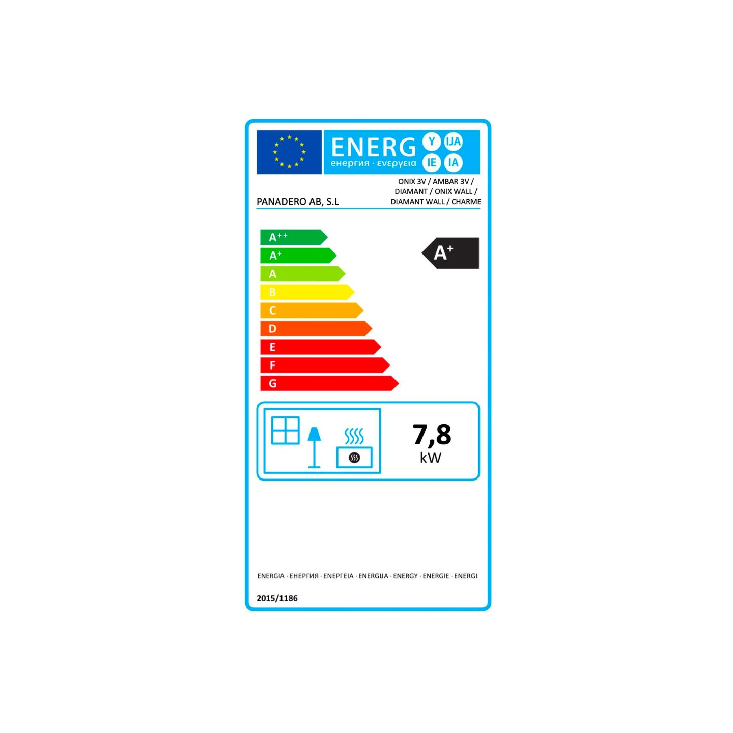 Poêle à bois DIAMANT 7,8 kW - PANADERO