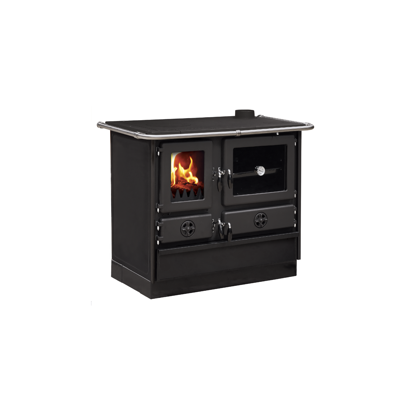 CUISINIERE À BOIS MAGNUM THERMO MBS EN FONTE | BOUILLEUR COTE DROIT